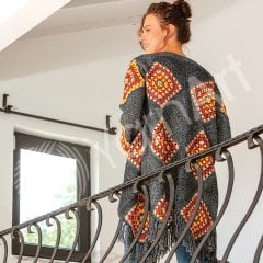 YARNART DENIM WASHED - MELANJ EL ÖRGÜ İPİ KOYU MAVİ - 925