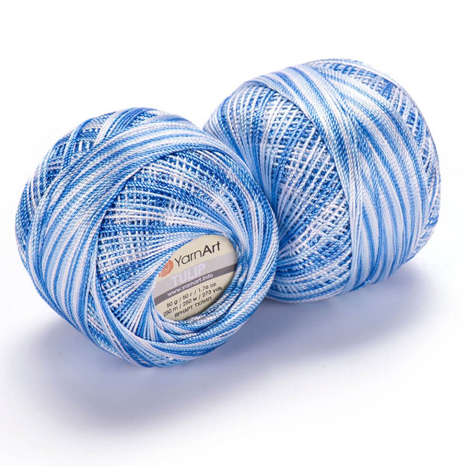 YARNART TULIP - EBRULİ, IŞILTILI DANTEL İPİ EBRULİ - 446