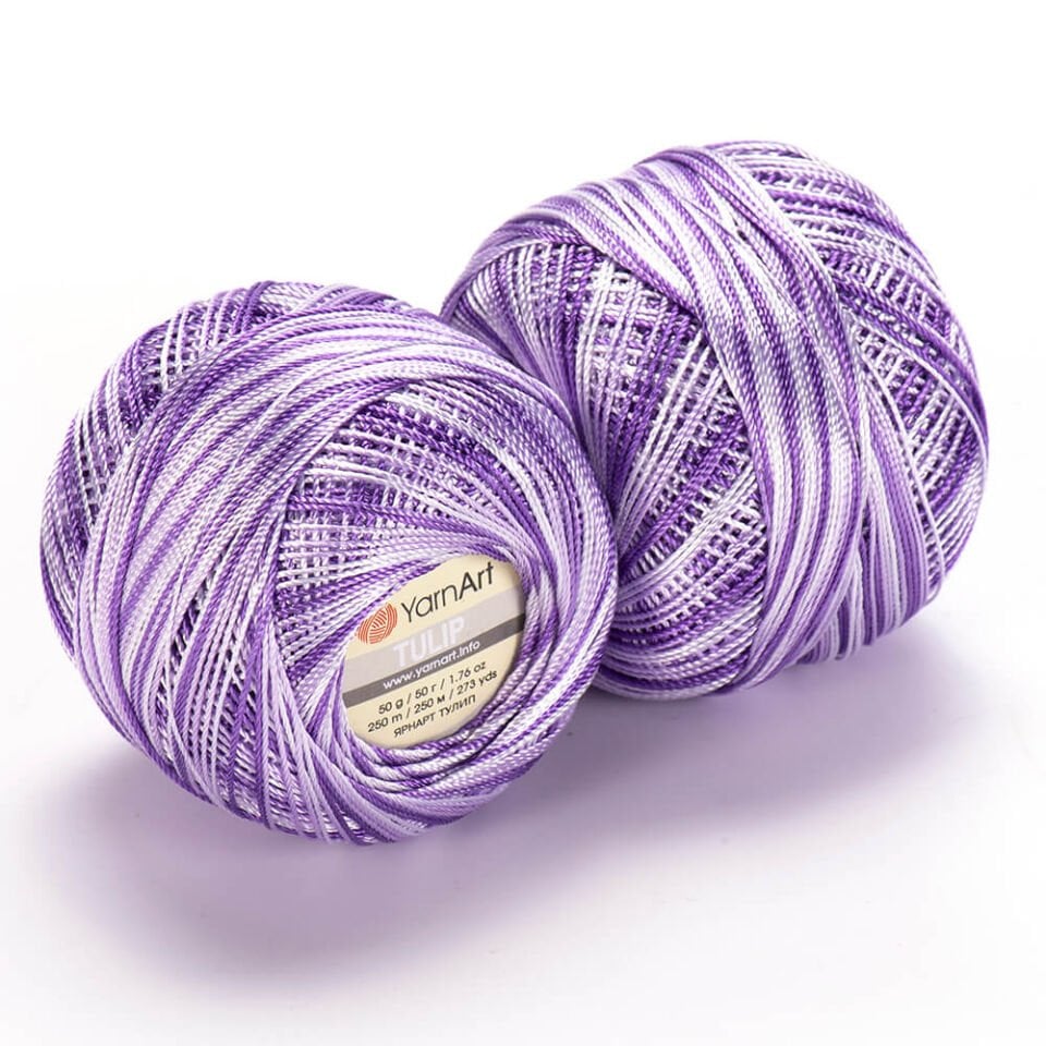 YARNART TULIP - EBRULİ, IŞILTILI DANTEL İPİ EBRULİ - 447