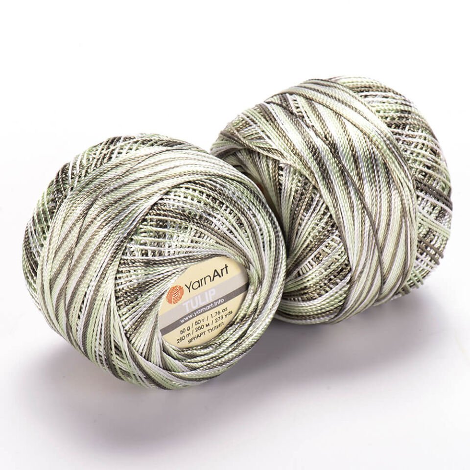 YARNART TULIP - EBRULİ, IŞILTILI DANTEL İPİ EBRULİ - 451
