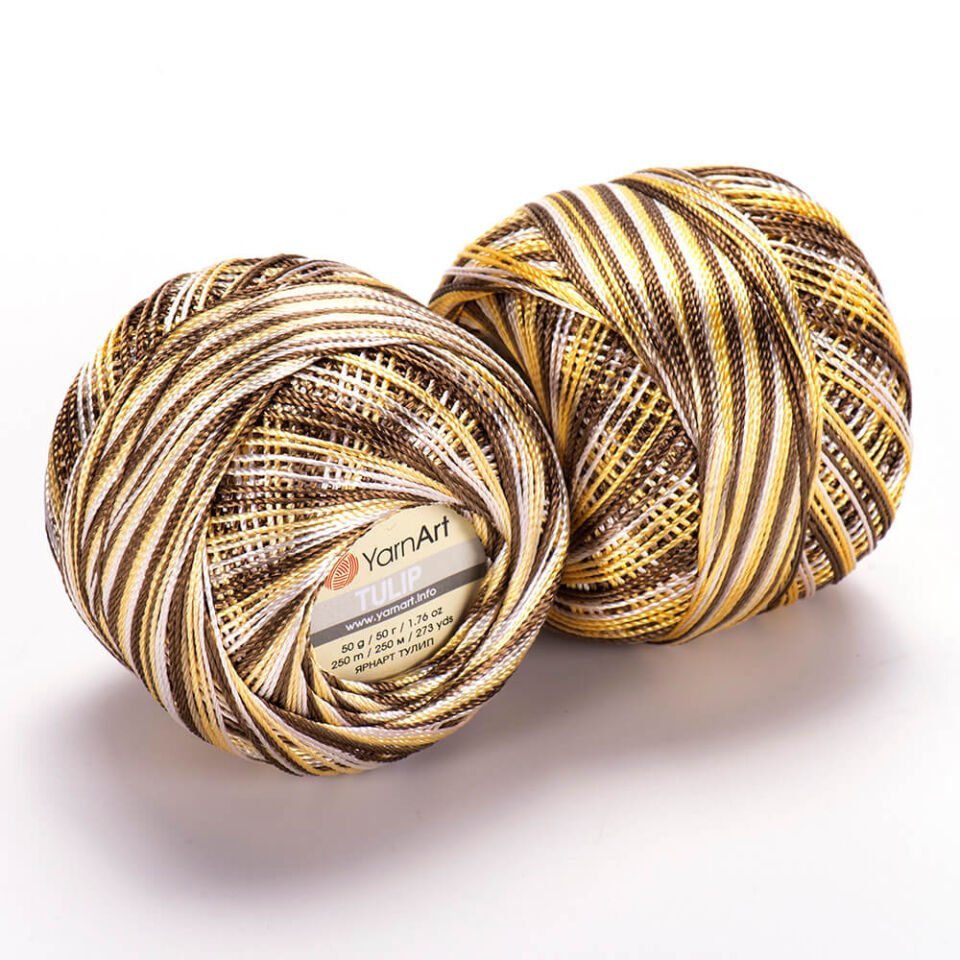 YARNART TULIP - EBRULİ, IŞILTILI DANTEL İPİ EBRULİ - 454