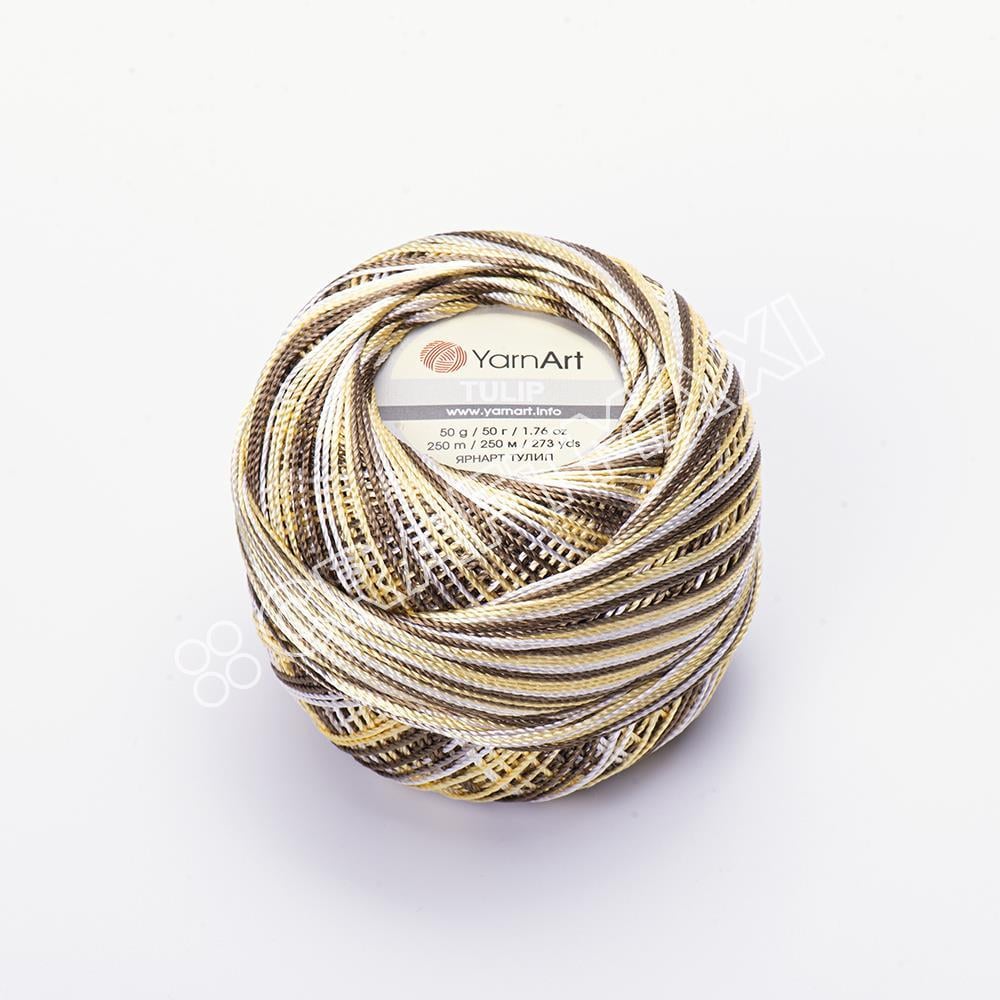 YARNART TULIP - EBRULİ, IŞILTILI DANTEL İPİ EBRULİ - 454