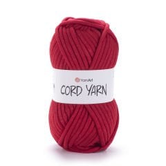 YARNART CORD YARN - AKSESUAR EL ÖRGÜ İPİ KIRMIZI - 773