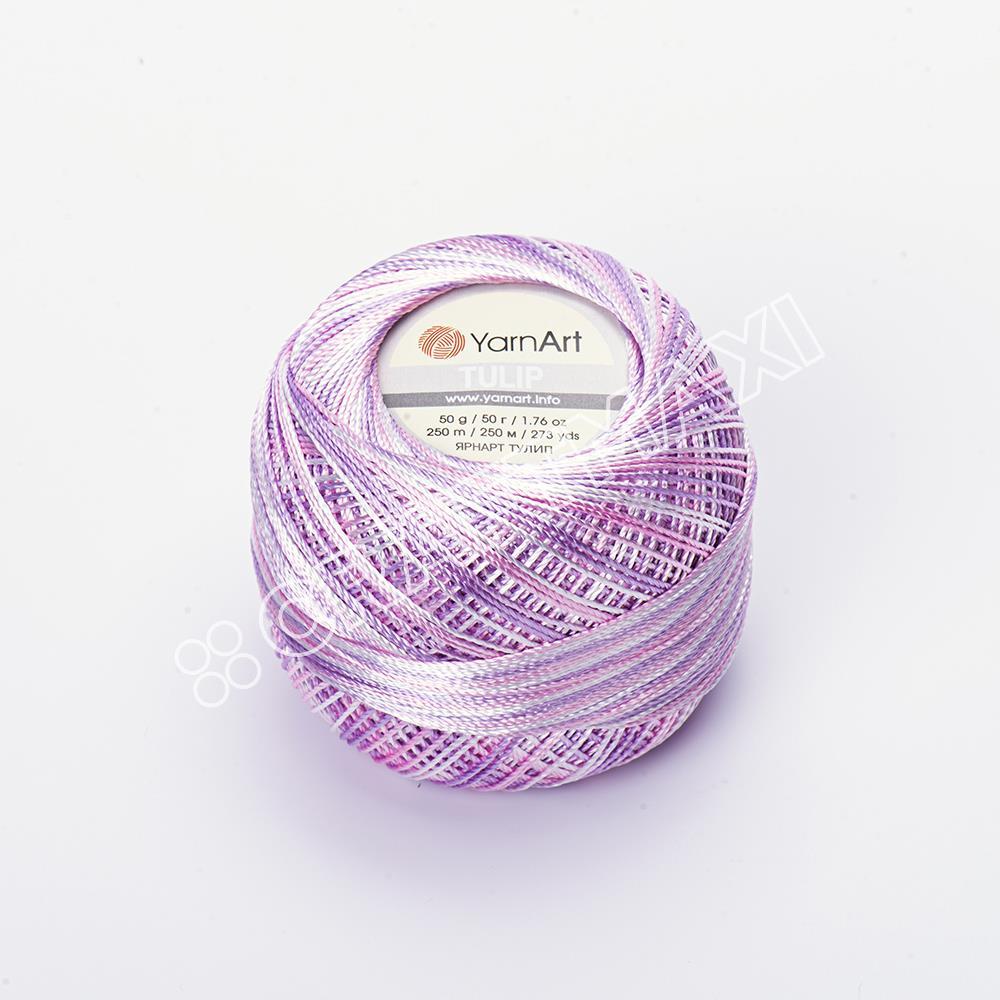 YARNART TULIP - EBRULİ, IŞILTILI DANTEL İPİ EBRULİ - 458