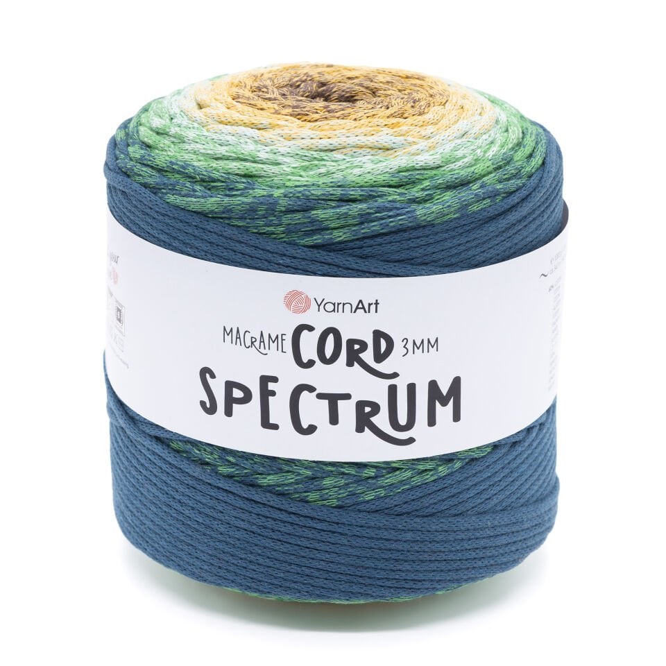 YARNART MACRAME CORD 3 MM SPECTRUM - MAKROME İPİ EBRULİ - 4315