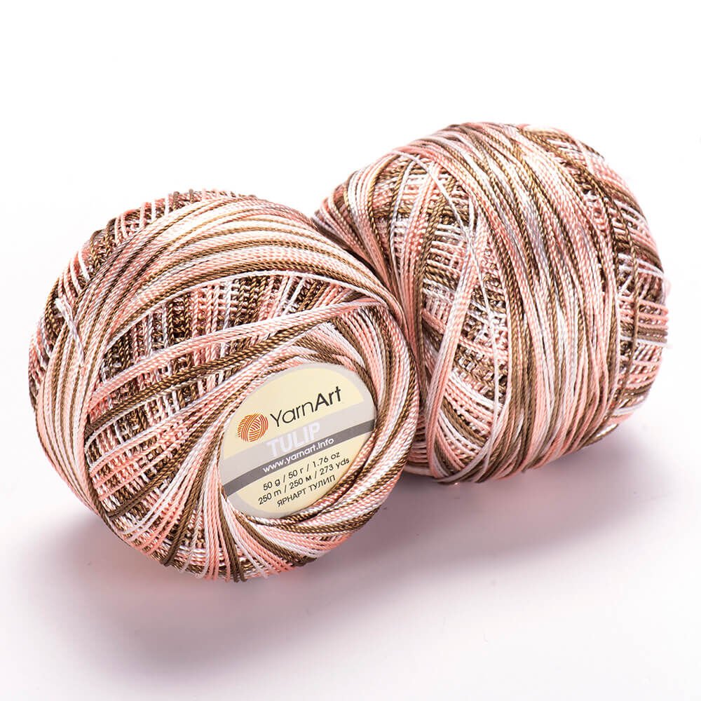 YARNART TULIP - EBRULİ, IŞILTILI DANTEL İPİ EBRULİ - 460