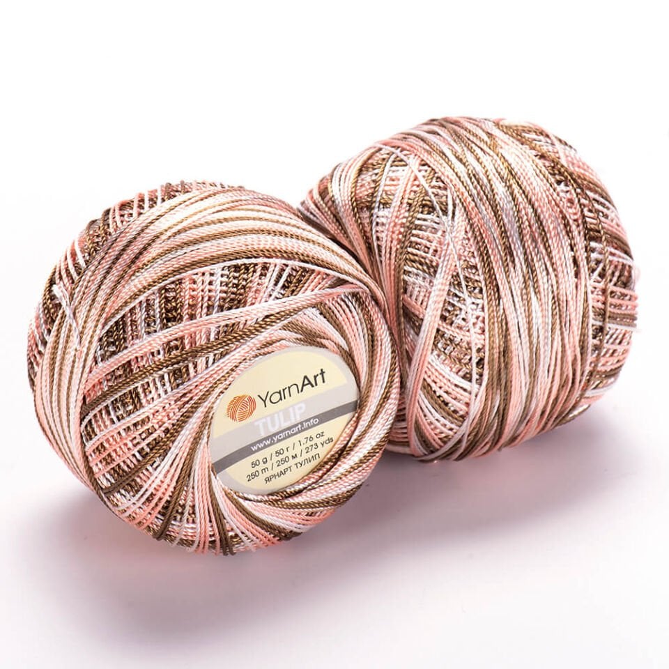 YARNART TULIP - EBRULİ, IŞILTILI DANTEL İPİ EBRULİ - 460