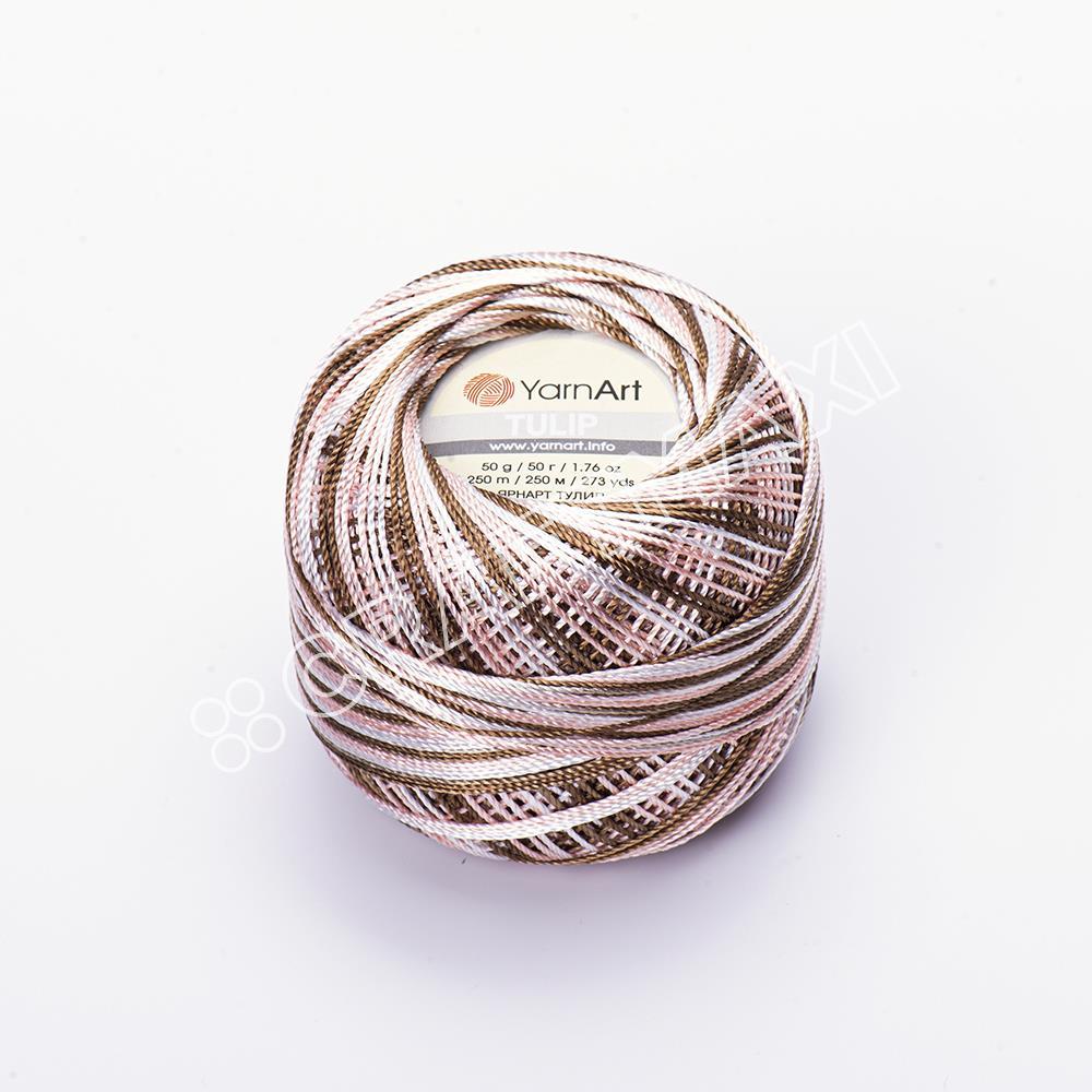 YARNART TULIP - EBRULİ, IŞILTILI DANTEL İPİ EBRULİ - 460