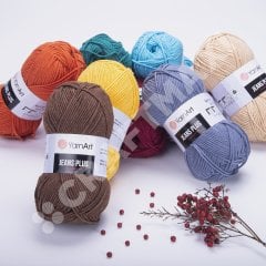 YARNART JEANS PLUS - EL ÖRGÜ İPİ KOYU SARI - 35