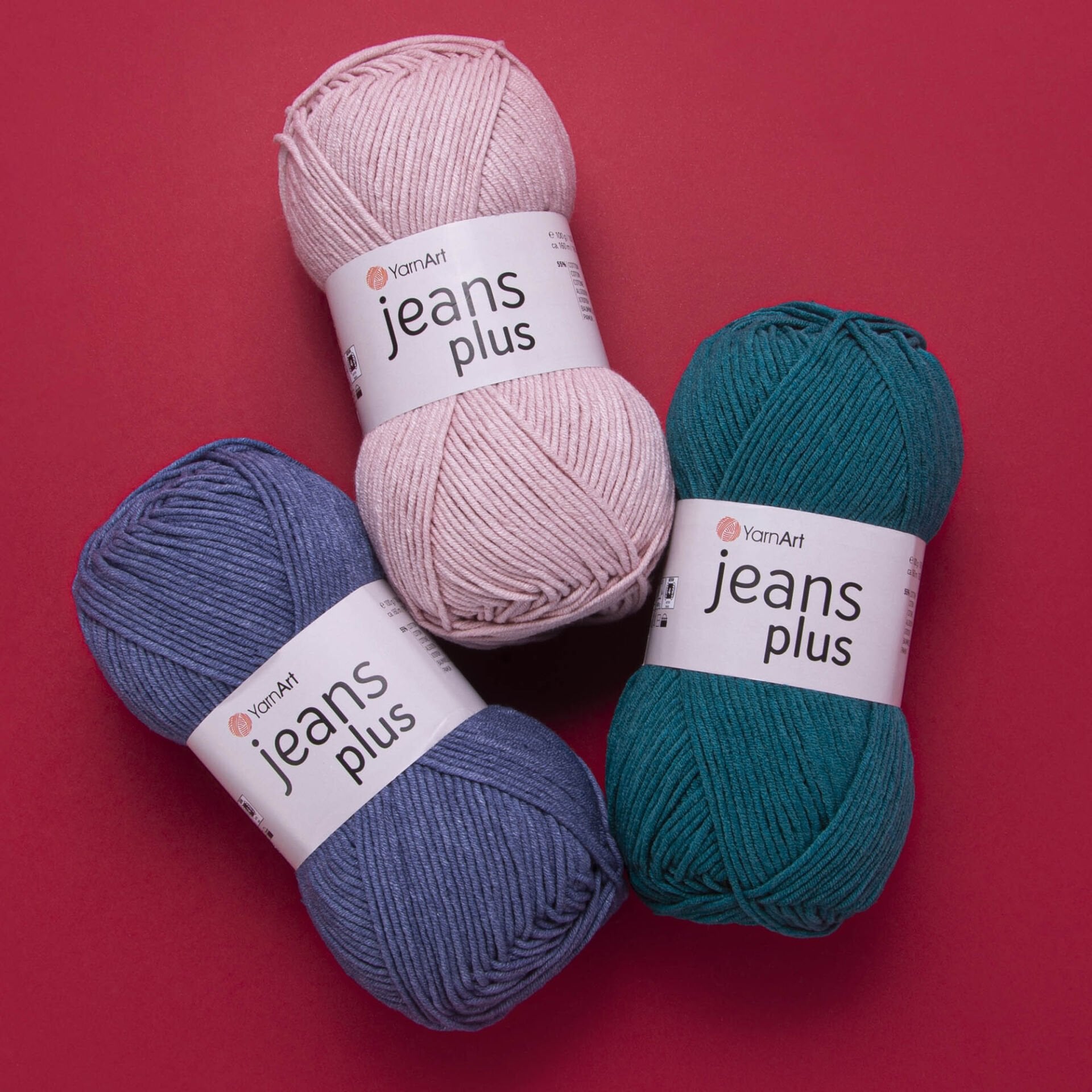 YARNART JEANS PLUS - EL ÖRGÜ İPİ