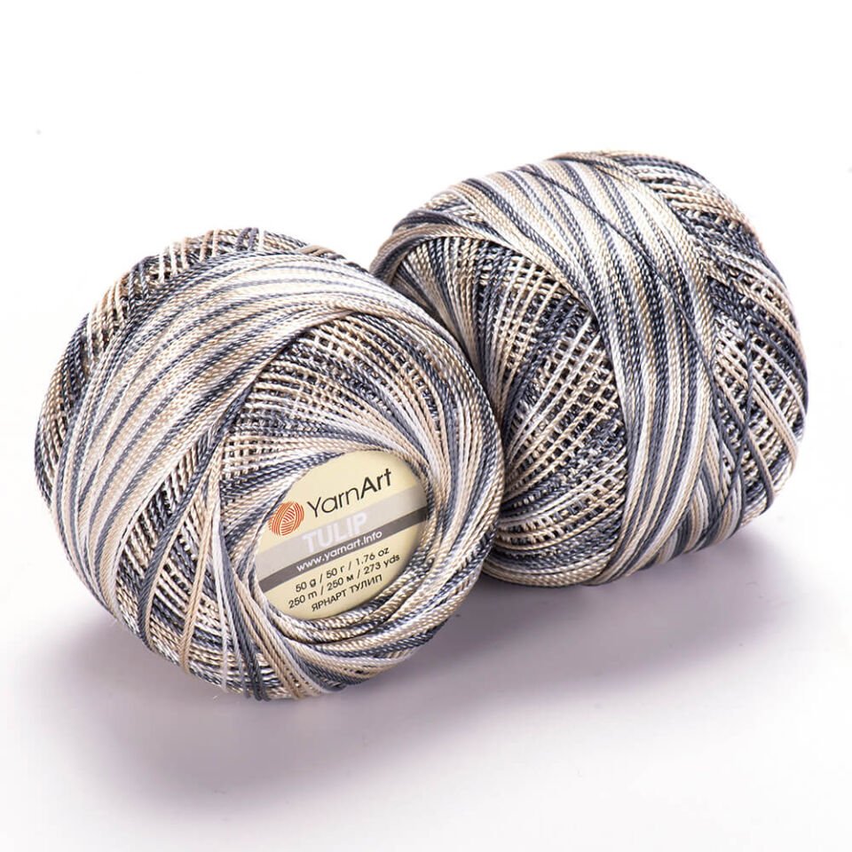 YARNART TULIP - EBRULİ, IŞILTILI DANTEL İPİ EBRULİ - 476