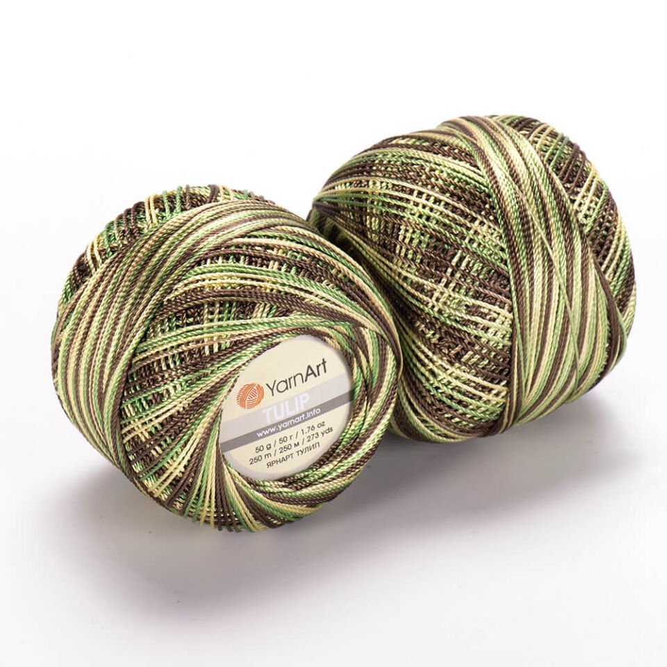 YARNART TULIP - EBRULİ, IŞILTILI DANTEL İPİ EBRULİ - 477