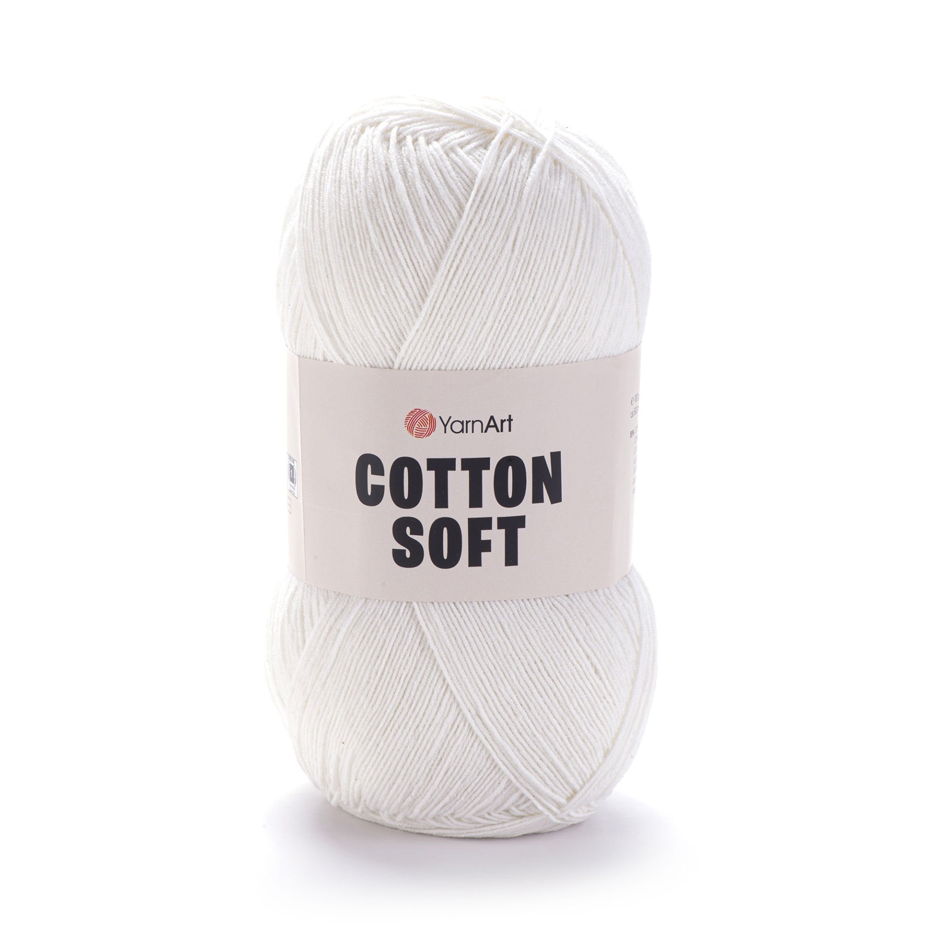 YARNART COTTON SOFT - EL ÖRGÜ İPİ BEYAZ - 01