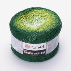 YARNART FLOWERS MOONLIGHT - SİMLİ, EBRULİ EL ÖRGÜ İPİ EBRULİ - 3283
