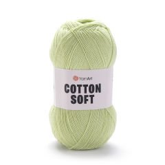 YARNART COTTON SOFT - EL ÖRGÜ İPİ FISTIK YEŞİLİ - 11