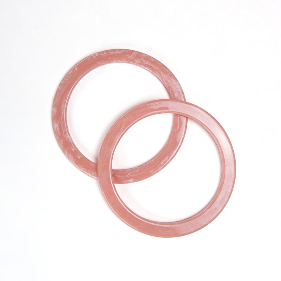 AKRİLİK YUVARLAK ÇANTA SAPI - 2 ADET SOMON