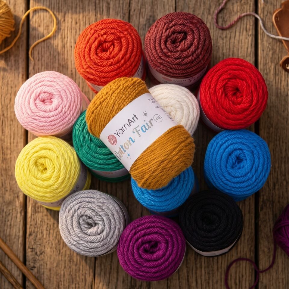 YARNART COTTON FAIR 4/4 - ÖRGÜ İPİ