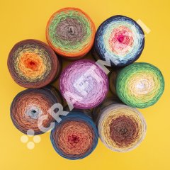 YARNART MACRAME COTTON SPECTRUM - MAKROME EL ÖRGÜ İPİ EBRULİ - 1326