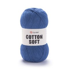YARNART COTTON SOFT - EL ÖRGÜ İPİ KOT MAVİSİ - 17