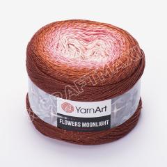 YARNART FLOWERS MOONLIGHT - SİMLİ, EBRULİ EL ÖRGÜ İPİ EBRULİ - 3288