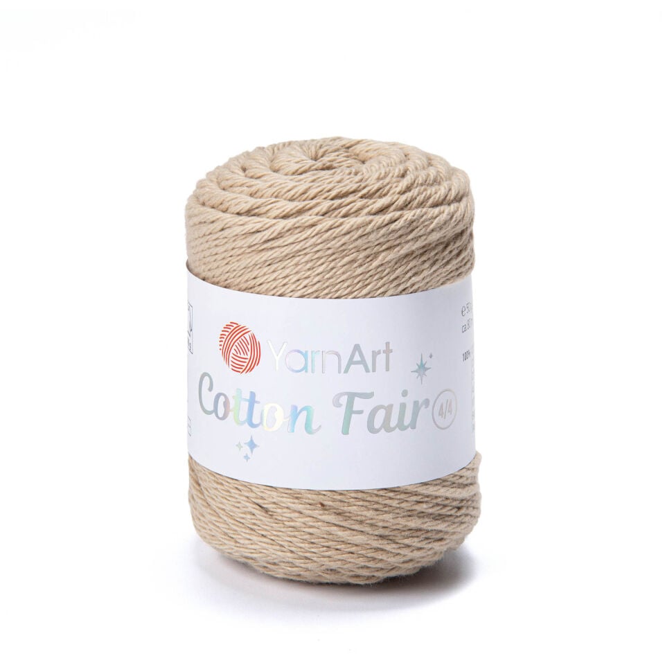 YARNART COTTON FAIR 4/4 - ÖRGÜ İPİ BEJ - 5512