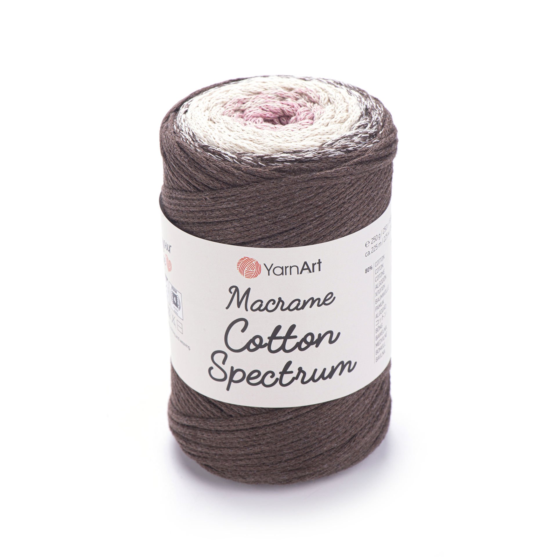 YARNART MACRAME COTTON SPECTRUM - MAKROME EL ÖRGÜ İPİ EBRULİ - 1302