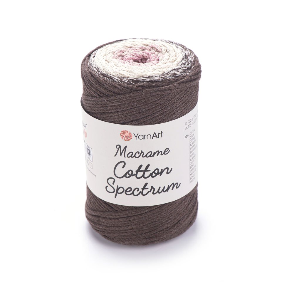 YARNART MACRAME COTTON SPECTRUM - MAKROME EL ÖRGÜ İPİ EBRULİ - 1302