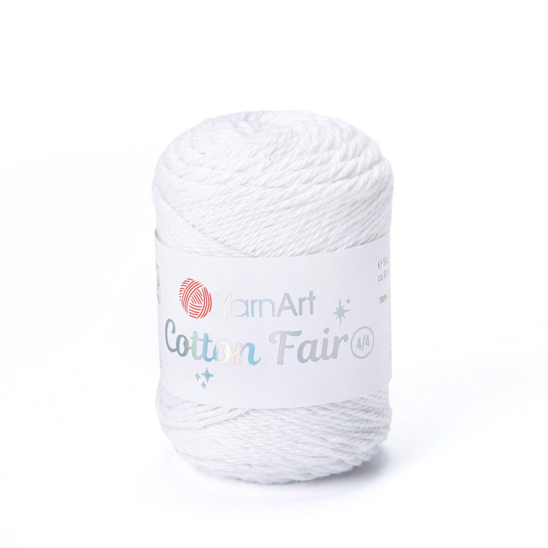 YARNART COTTON FAIR 4/4 - ÖRGÜ İPİ BEYAZ - 5501