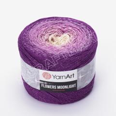 YARNART FLOWERS MOONLIGHT - SİMLİ, EBRULİ EL ÖRGÜ İPİ EBRULİ - 3290