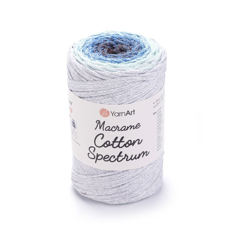 YARNART MACRAME COTTON SPECTRUM - MAKROME EL ÖRGÜ İPİ EBRULİ - 1304