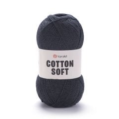 YARNART COTTON SOFT - EL ÖRGÜ İPİ ANTRASİT - 28