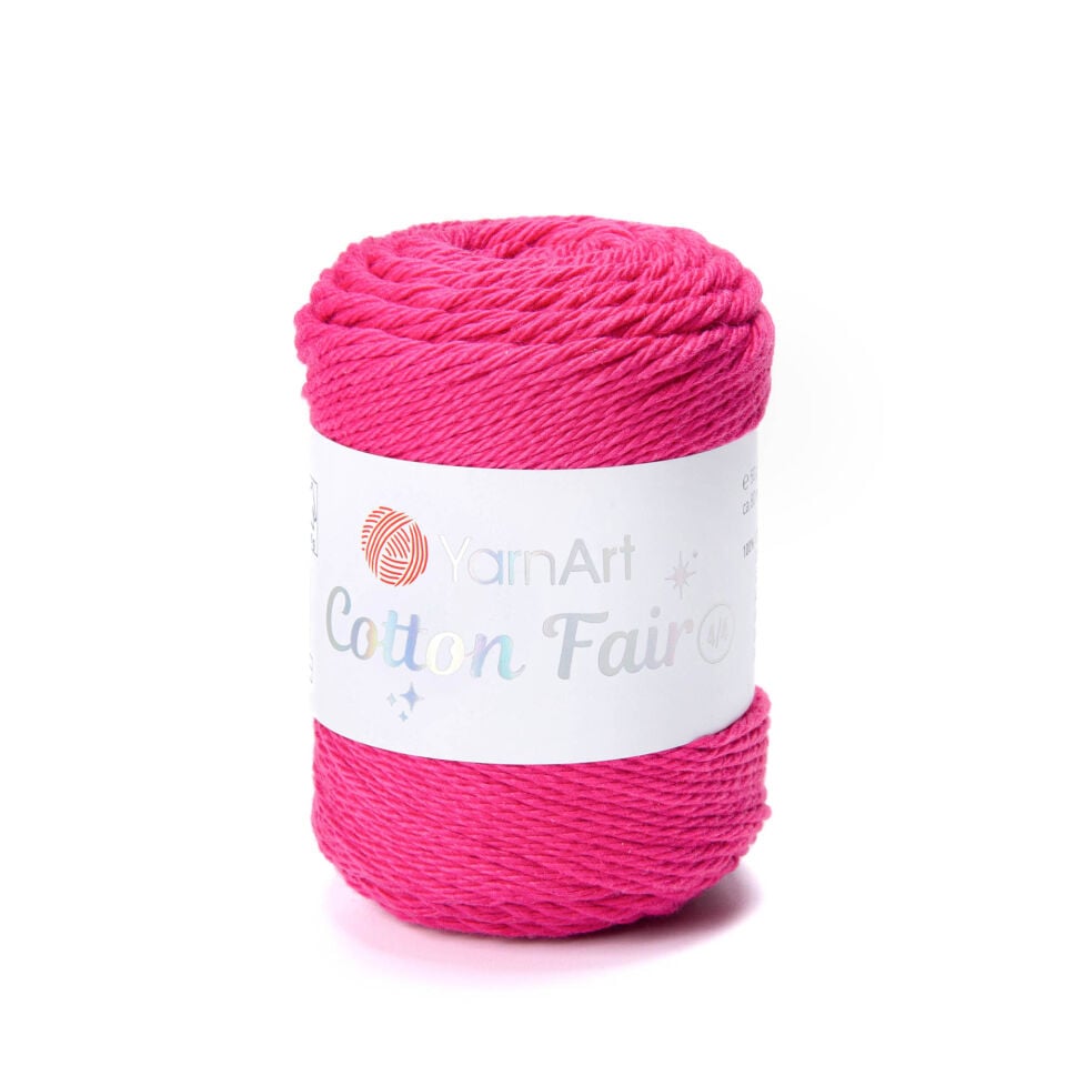 YARNART COTTON FAIR 4/4 - ÖRGÜ İPİ FUŞYA - 5540