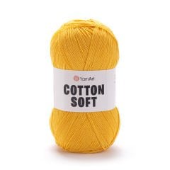 YARNART COTTON SOFT - EL ÖRGÜ İPİ KOYU SARI - 35