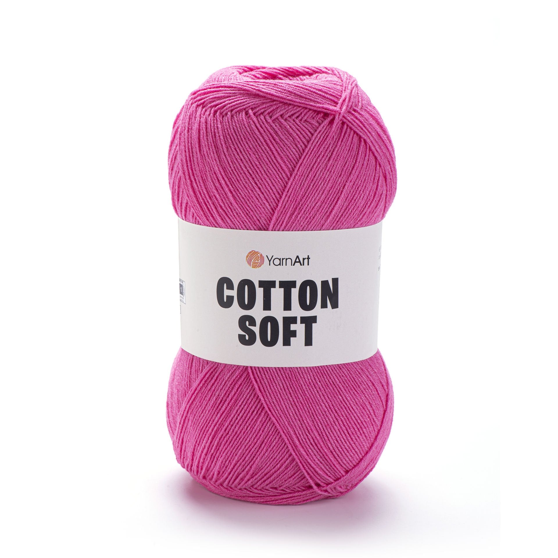 YARNART COTTON SOFT - EL ÖRGÜ İPİ KOYU PEMBE - 42