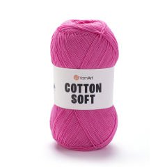 YARNART COTTON SOFT - EL ÖRGÜ İPİ KOYU PEMBE - 42