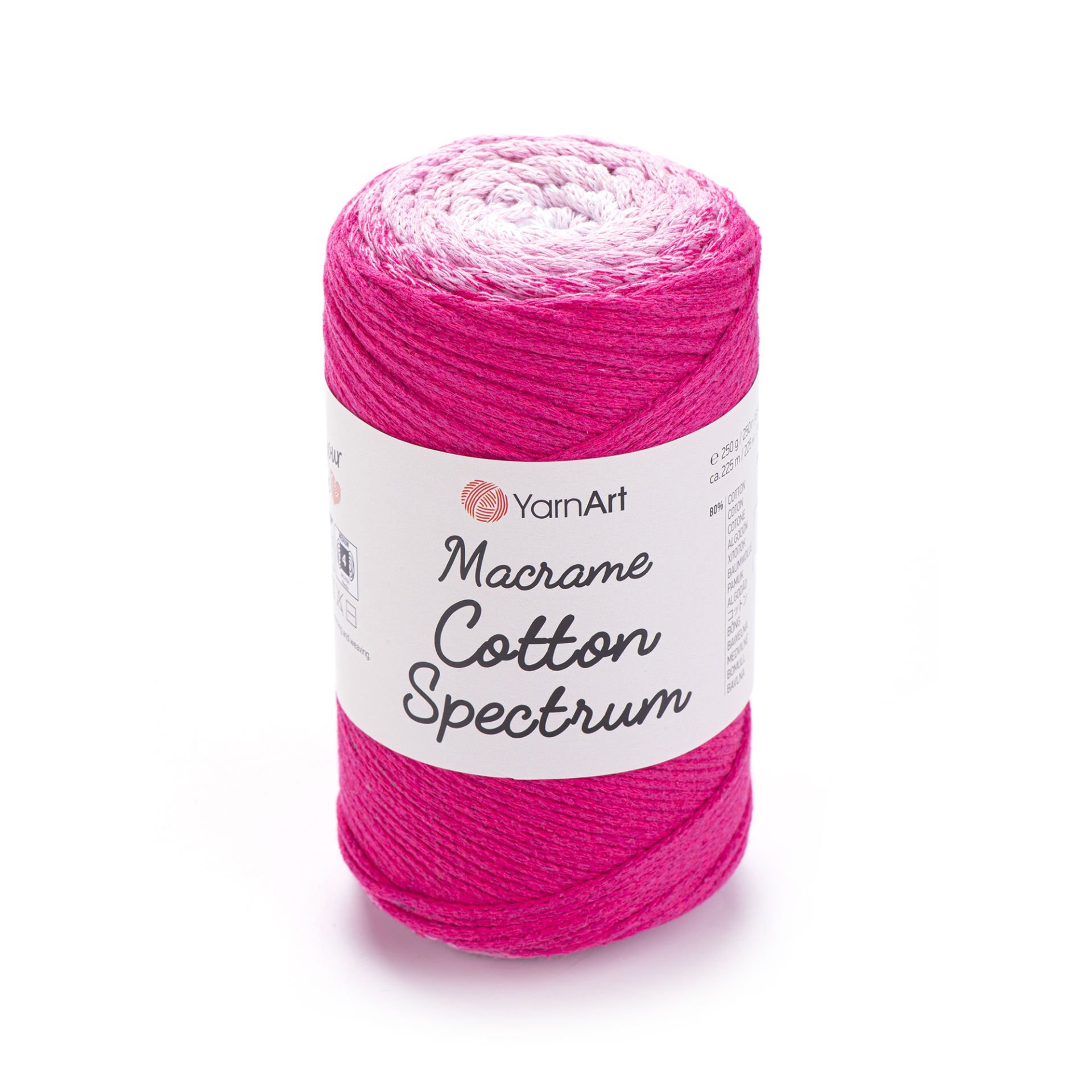 YARNART MACRAME COTTON SPECTRUM - MAKROME EL ÖRGÜ İPİ EBRULİ - 1311