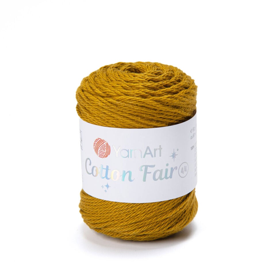 YARNART COTTON FAIR 4/4 - ÖRGÜ İPİ HARDAL - 5522