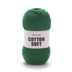 YARNART COTTON SOFT - EL ÖRGÜ İPİ YEŞİL - 52