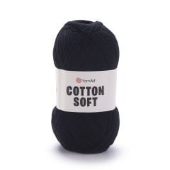 YARNART COTTON SOFT - EL ÖRGÜ İPİ SİYAH - 53