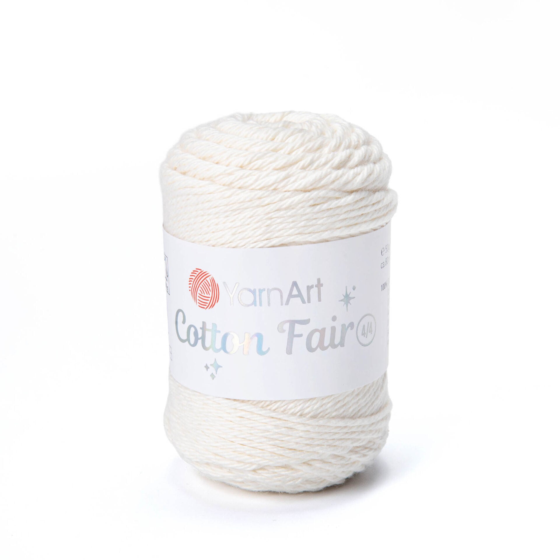 YARNART COTTON FAIR 4/4 - ÖRGÜ İPİ KIRIK BEYAZ - 5503