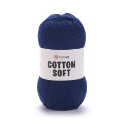 YARNART COTTON SOFT - EL ÖRGÜ İPİ LACİVERT - 54