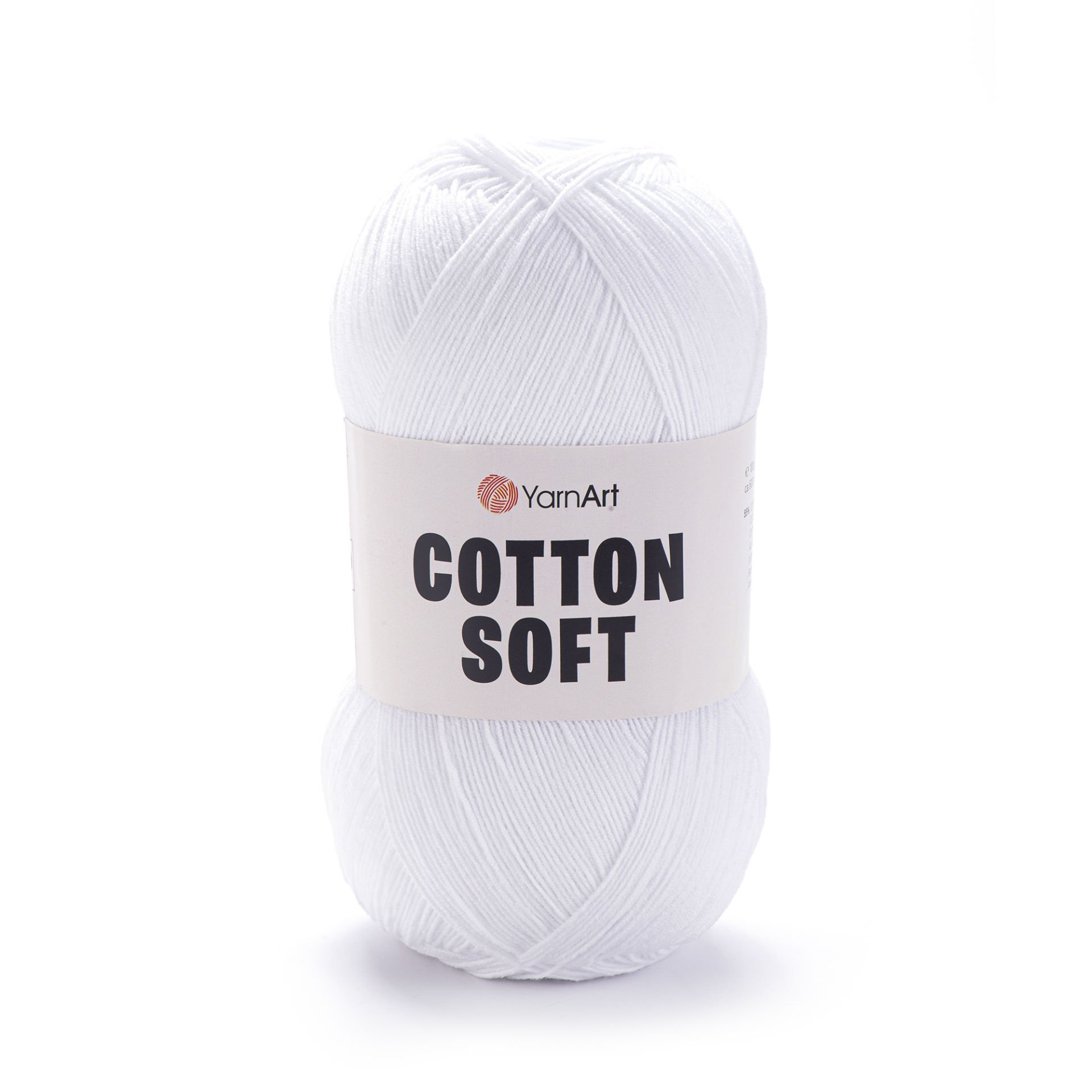 YARNART COTTON SOFT - EL ÖRGÜ İPİ OPTİK BEYAZ - 62