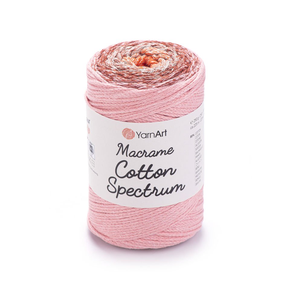 YARNART MACRAME COTTON SPECTRUM - MAKROME EL ÖRGÜ İPİ EBRULİ - 1319