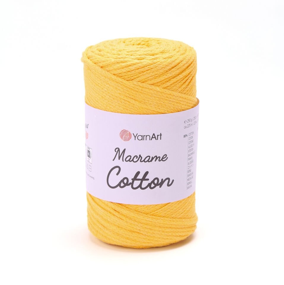 YARNART MACRAME COTTON - MAKROME EL ÖRGÜ İPİ HARDAL - 764