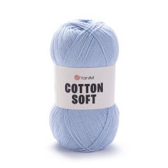 YARNART COTTON SOFT - EL ÖRGÜ İPİ BEBE MAVİSİ - 75