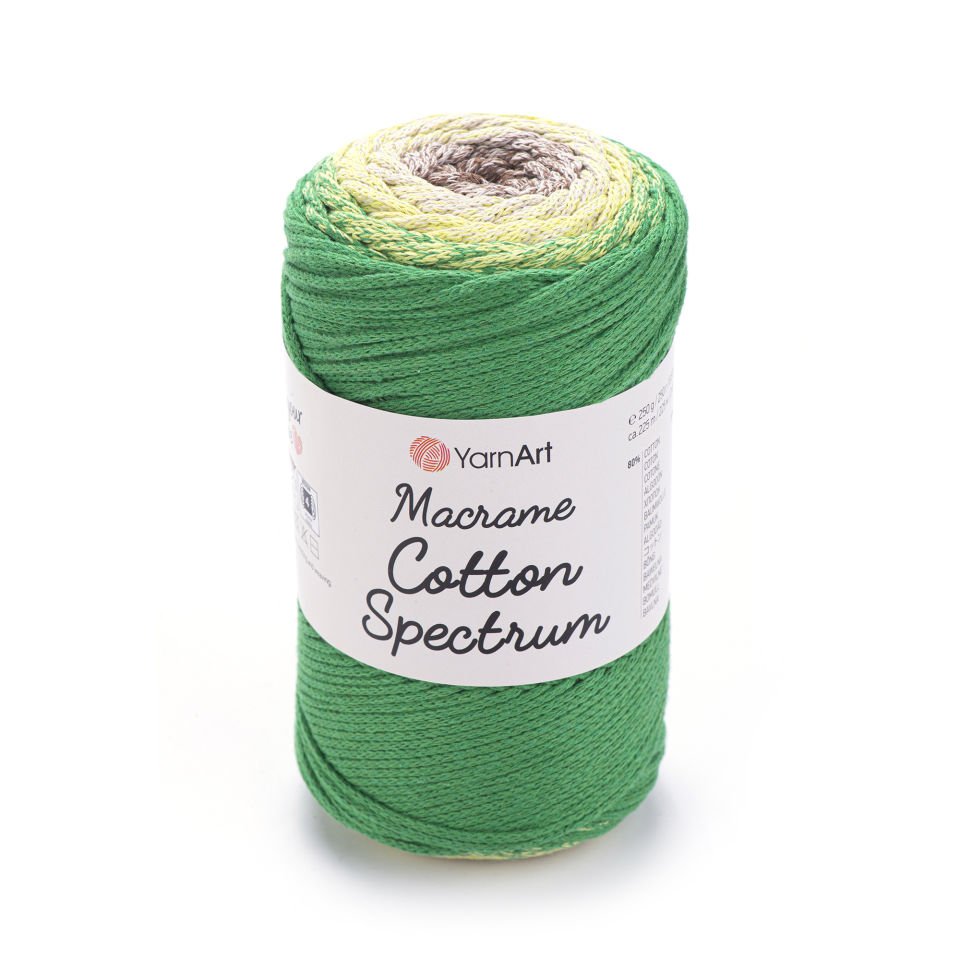 YARNART MACRAME COTTON SPECTRUM - MAKROME EL ÖRGÜ İPİ EBRULİ - 1322