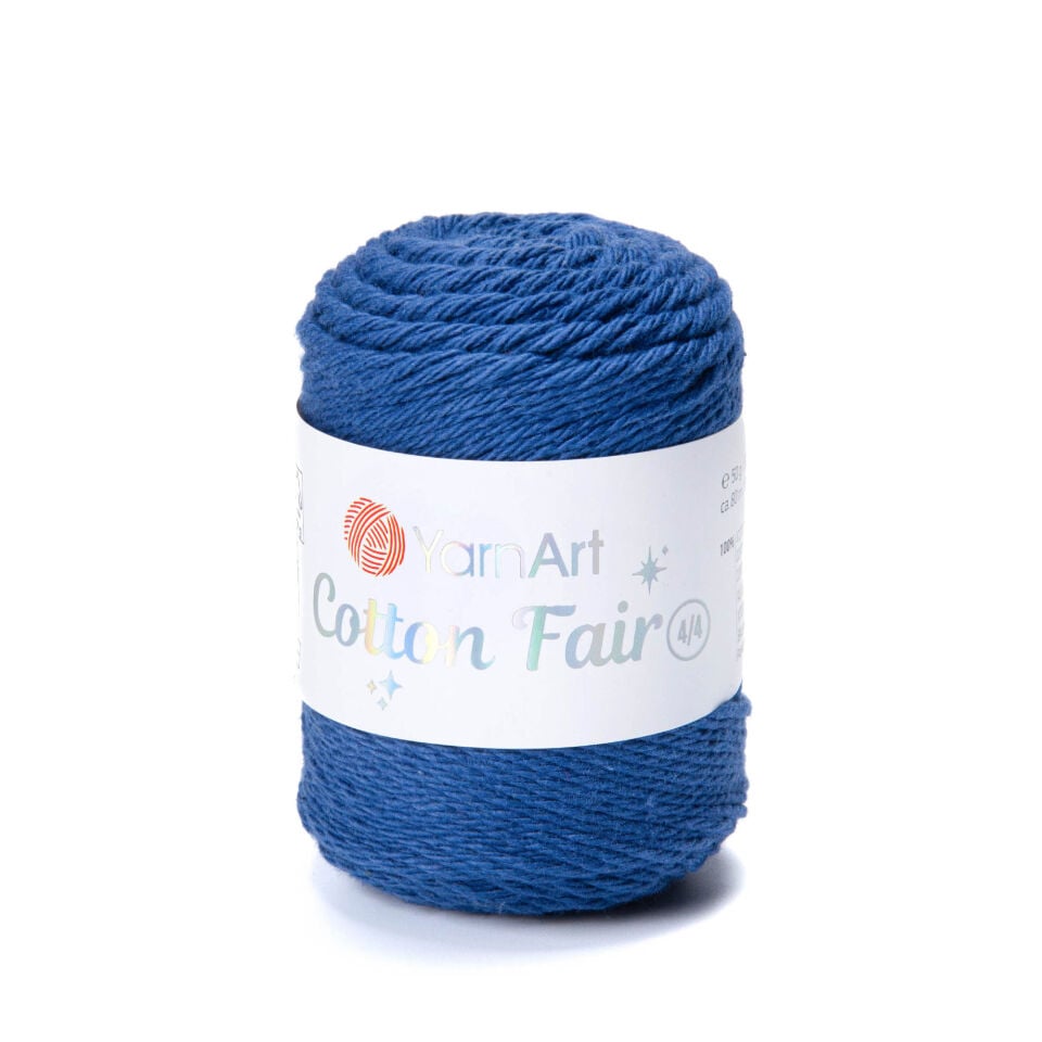 YARNART COTTON FAIR 4/4 - ÖRGÜ İPİ MAVİ - 5570