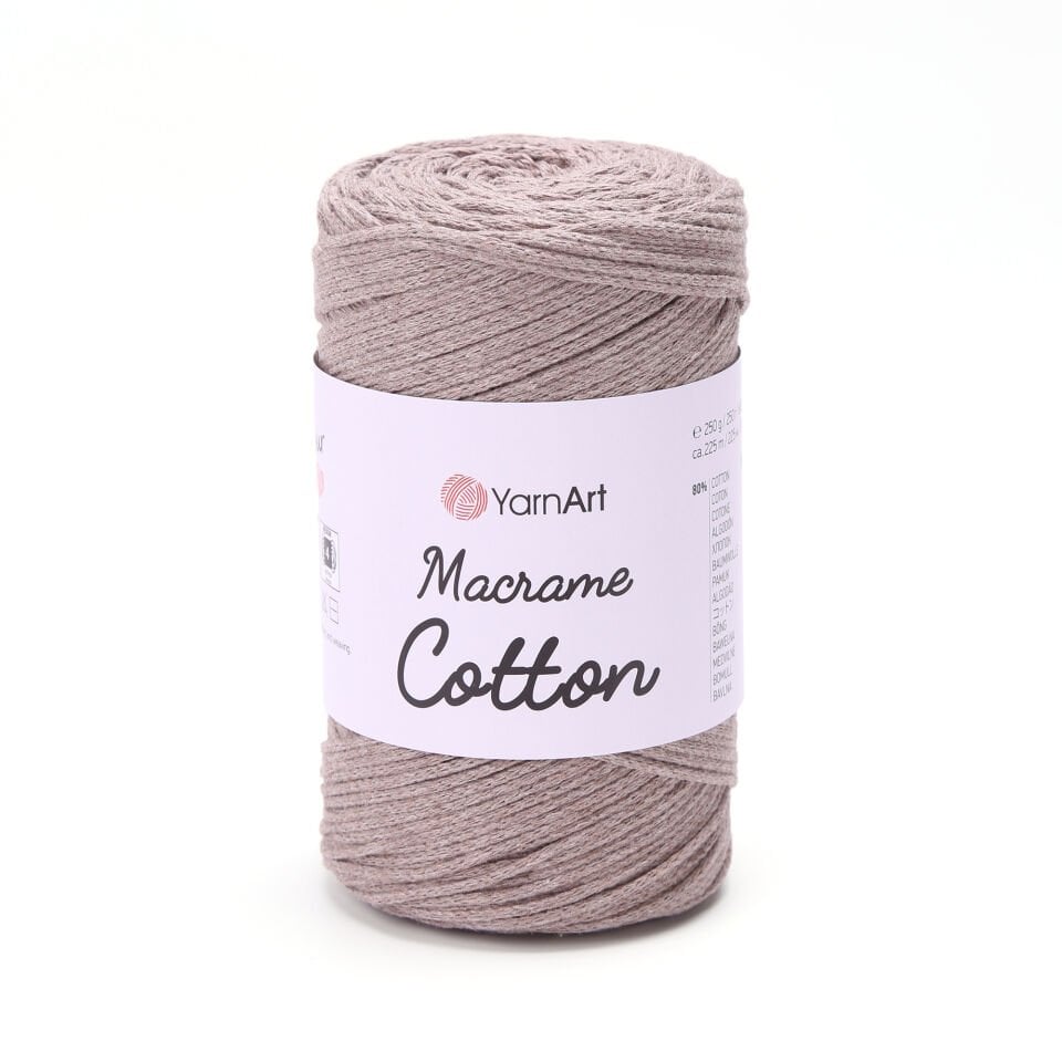 YARNART MACRAME COTTON - MAKROME EL ÖRGÜ İPİ BEJ - 768