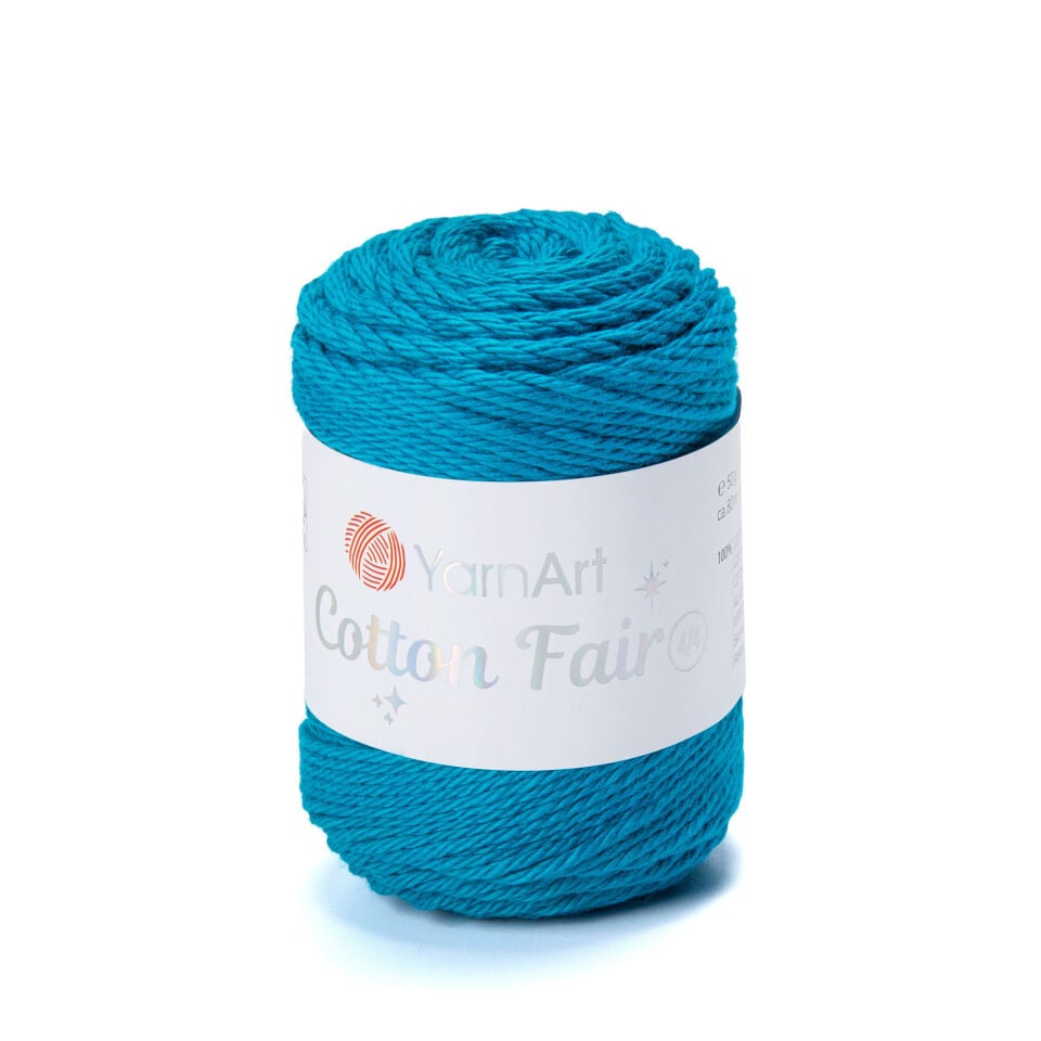 YARNART COTTON FAIR 4/4 - ÖRGÜ İPİ MAVİ - 5576
