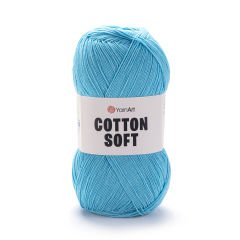 YARNART COTTON SOFT - EL ÖRGÜ İPİ TURKUAZ - 33